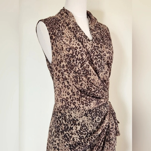 NWT || ALL SAINTS || Cancity Patch dress, camel brown - Picture 8 of 11